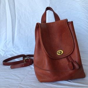 Vintage Coach Backpack Purse